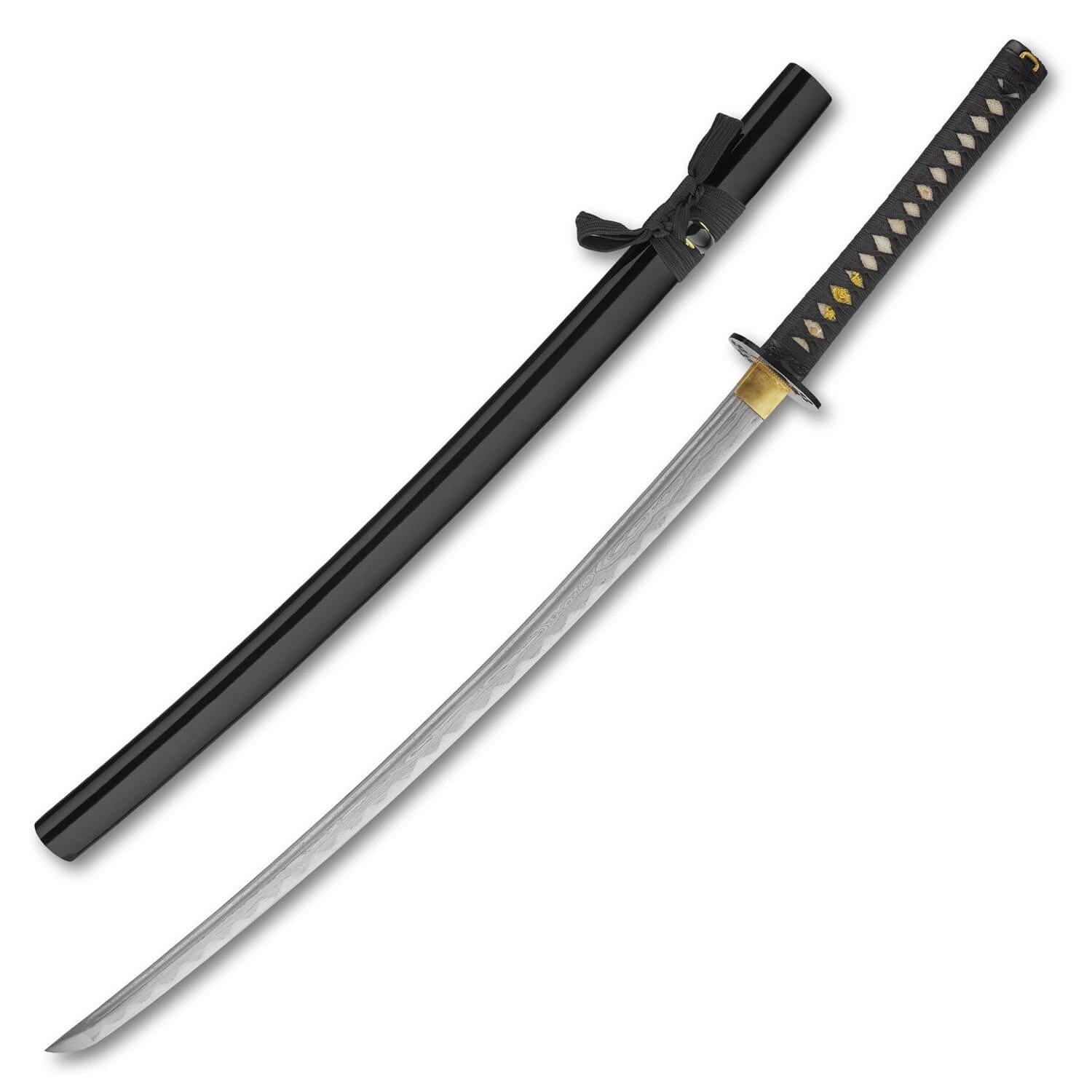 foto Kawashima Dekorativn� me� katana Uruto, dama�kov� ocel AISI 1045